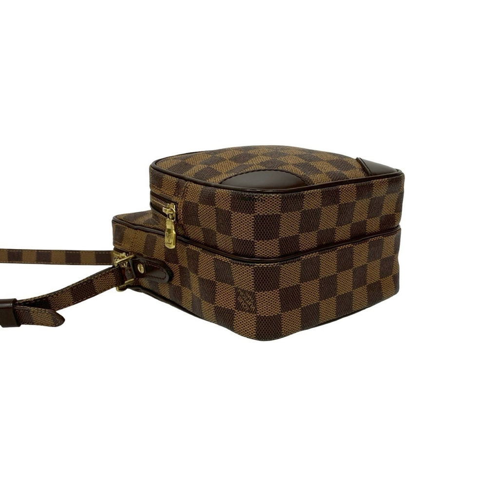 Louis Vuitton Brown Leather Pvc Pochette Shoulder Bag (Pre-Owned)