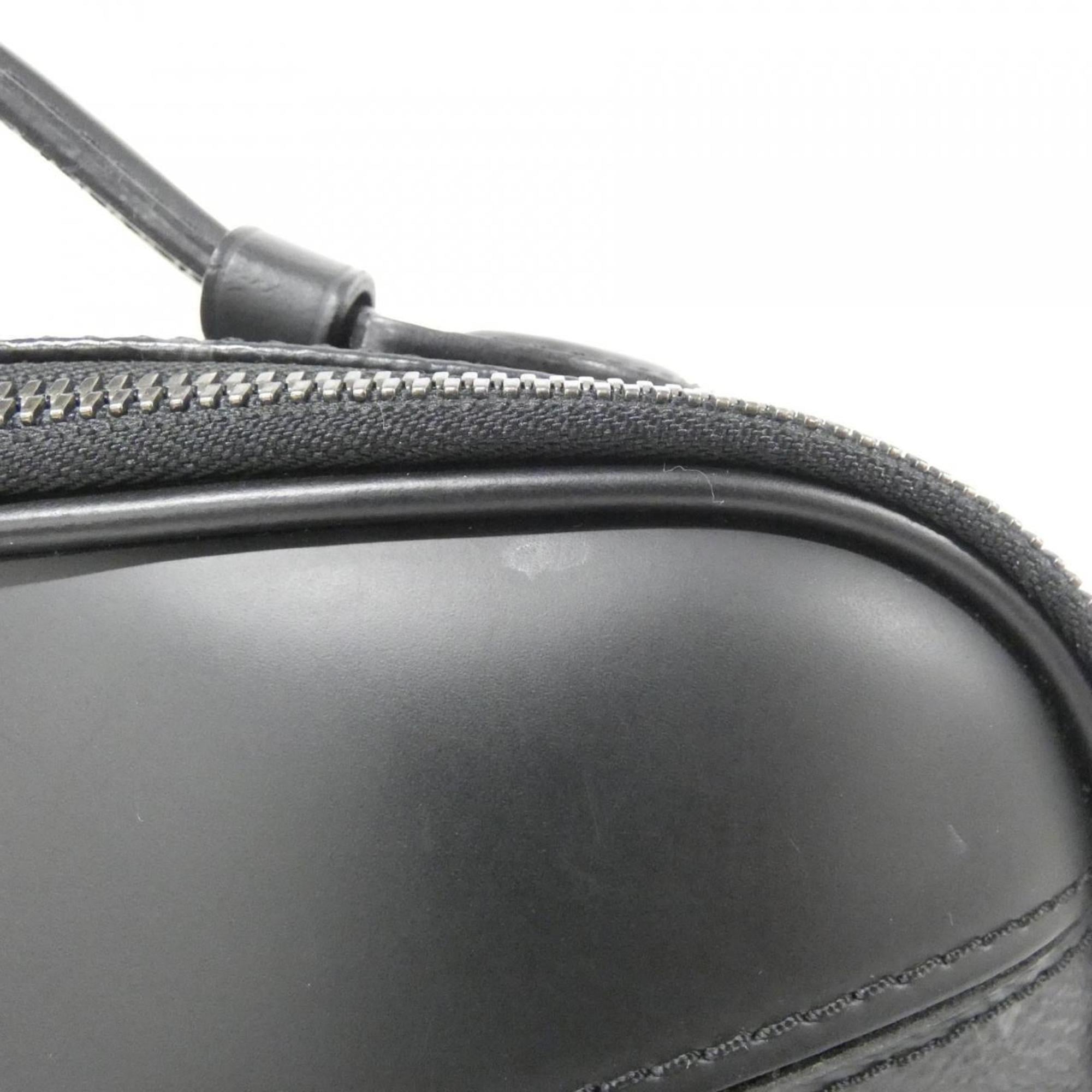 Louis Vuitton Black Coated Canvas Shoulder Bag (Pre-Owned)