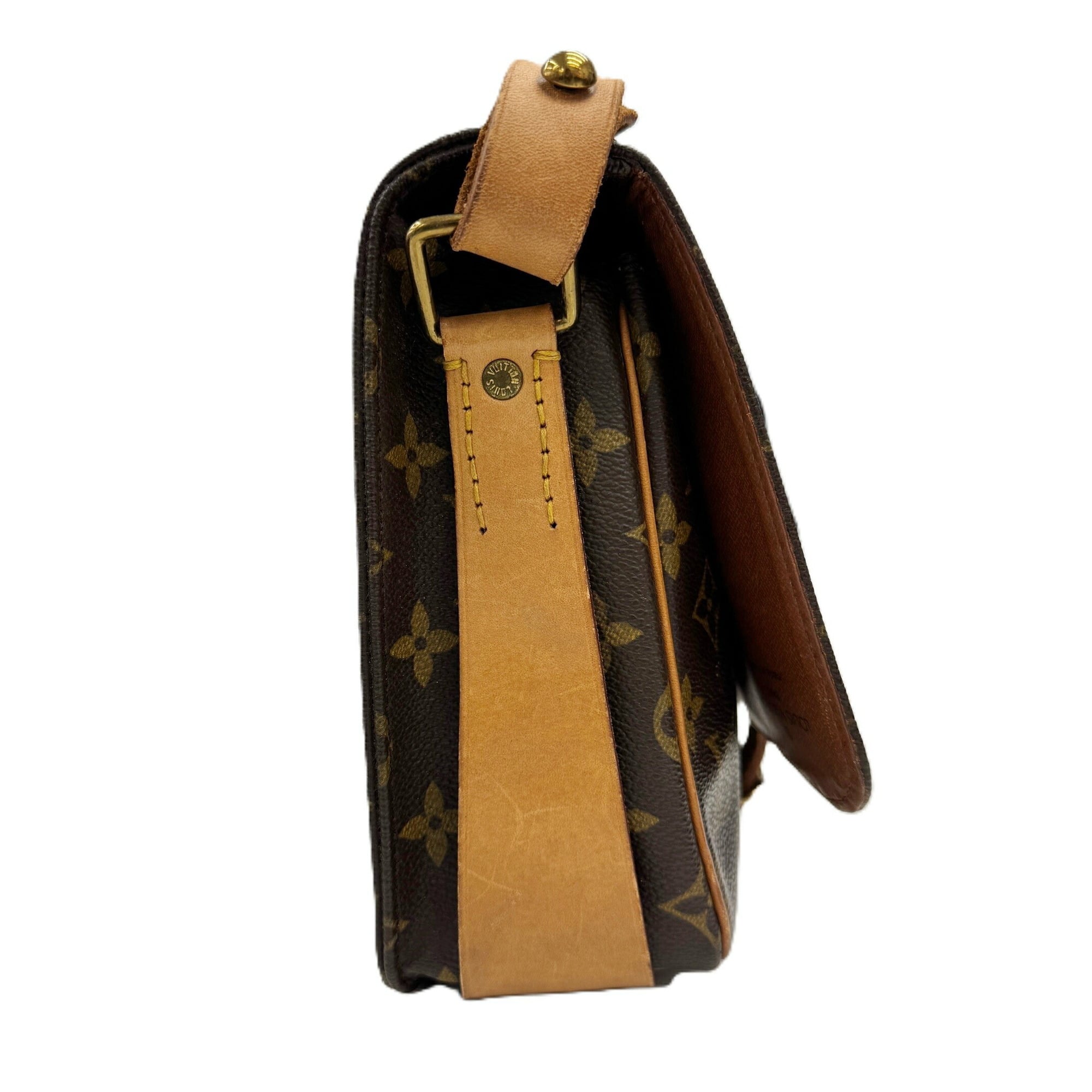 Louis Vuitton Brown Monogram Shoulder Bag (Pre-Owned)