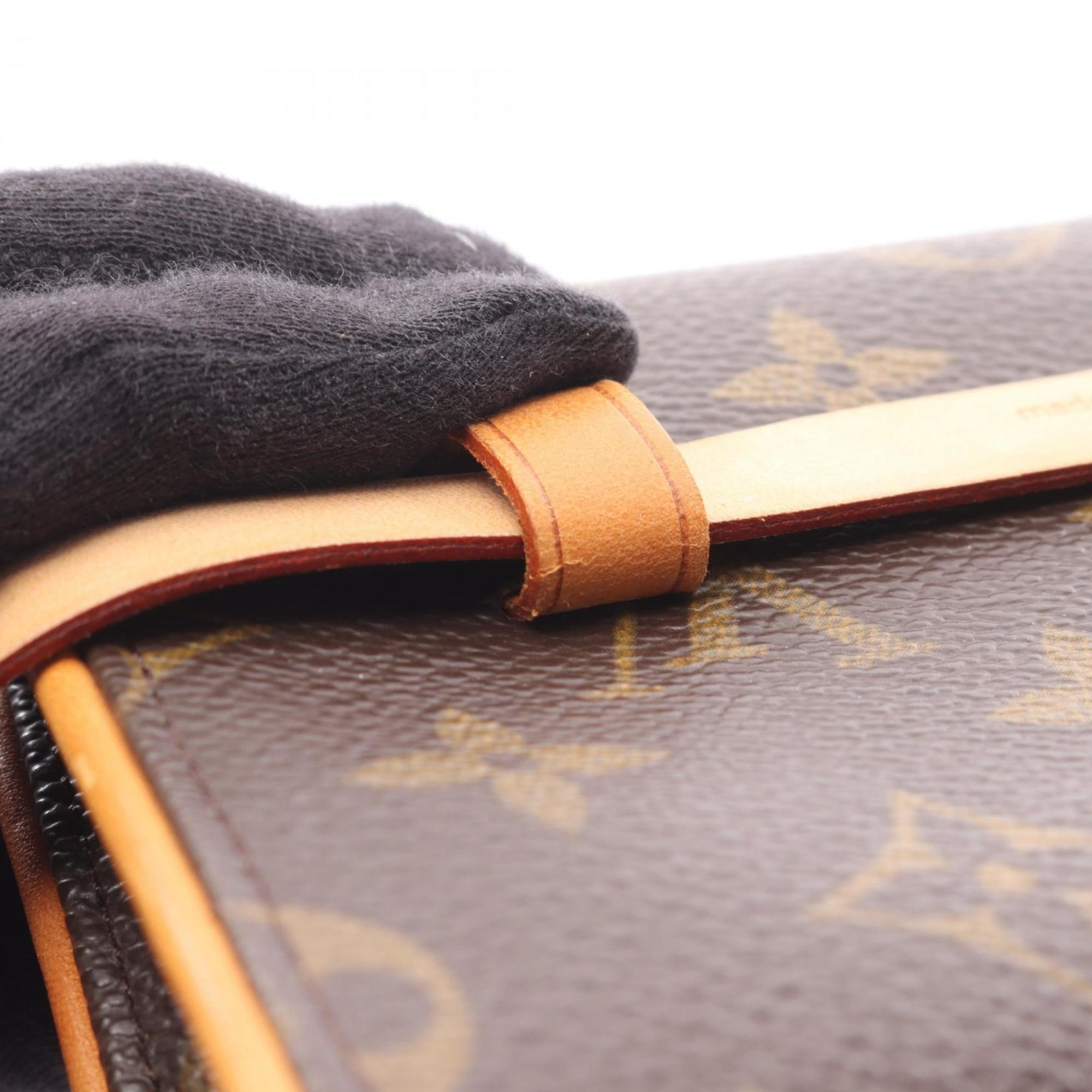 Louis Vuitton Brown Coated Canvas Pvc Monogram Leather Fanny Pack Pochette (Pre-Owned)