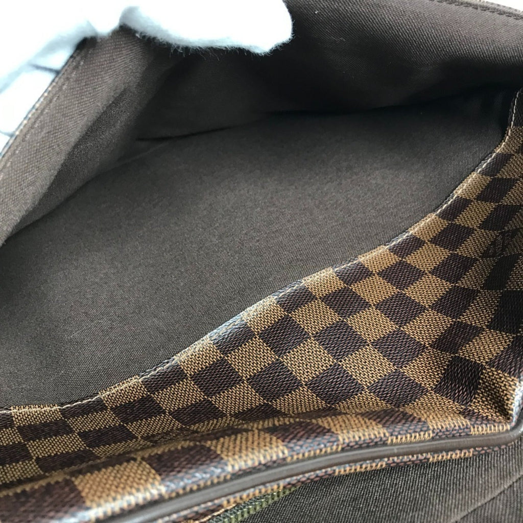 Louis Vuitton Damier Brown Ebene Damier Canvas Messenger Bag Shoulder Bag (Pre-Owned)