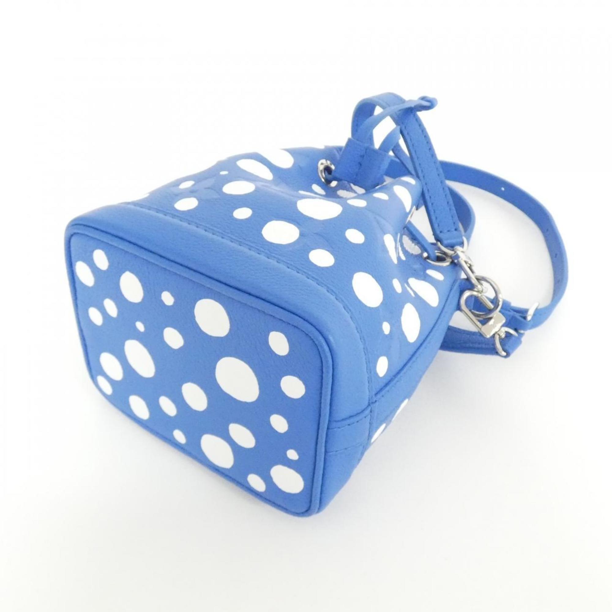 Louis Vuitton Blue Leather Shoulder Bag (Pre-Owned)