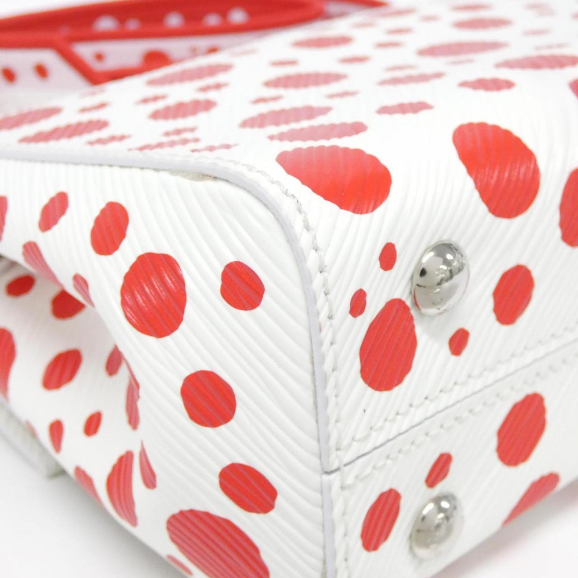Louis Vuitton Blanc Rouge White Leather Handbag (Pre-Owned)