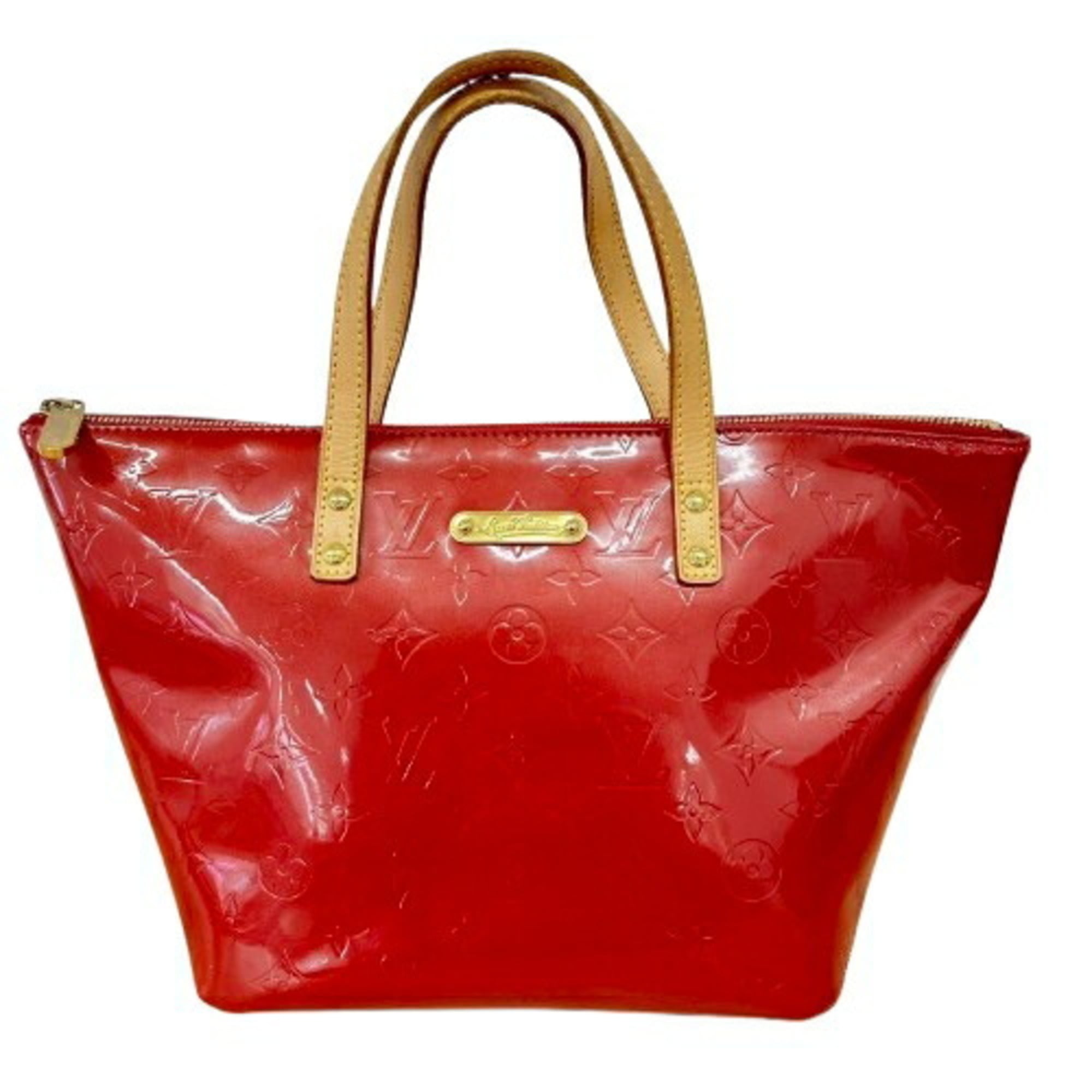 Louis Vuitton Vernis Red Color Leather Tote Bag (Pre-Owned)