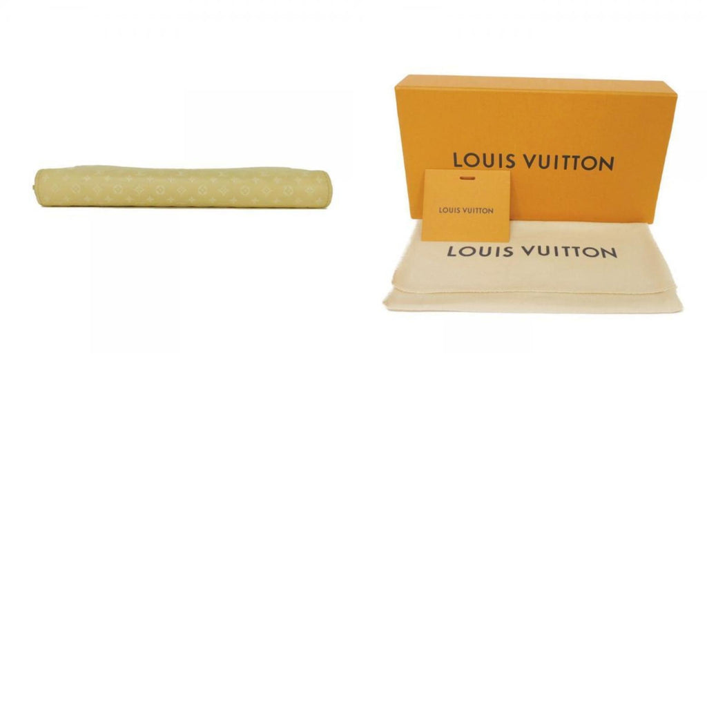 Louis Vuitton Monogram Jaune Yellow Leather Coin Purse/Coin Case (Pre-Owned)