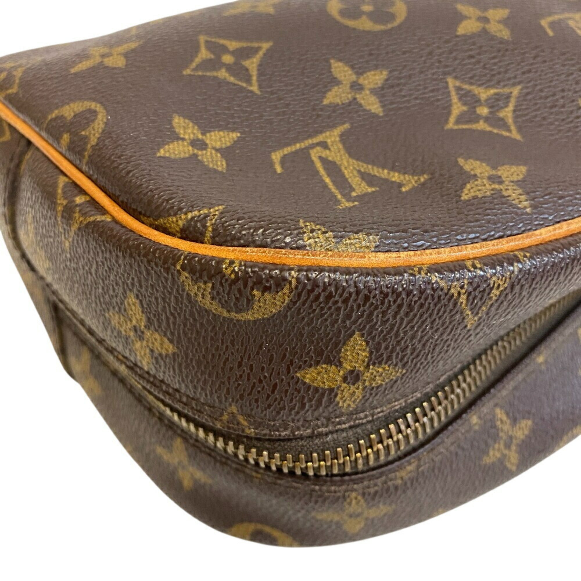 Louis Vuitton Brown Leather Clutch Bag Pouch (Pre-Owned)