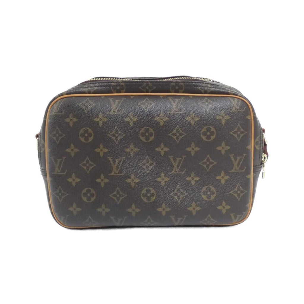 Louis Vuitton Marron Coated Canvas Shoulder Bag (Pre-Owned)
