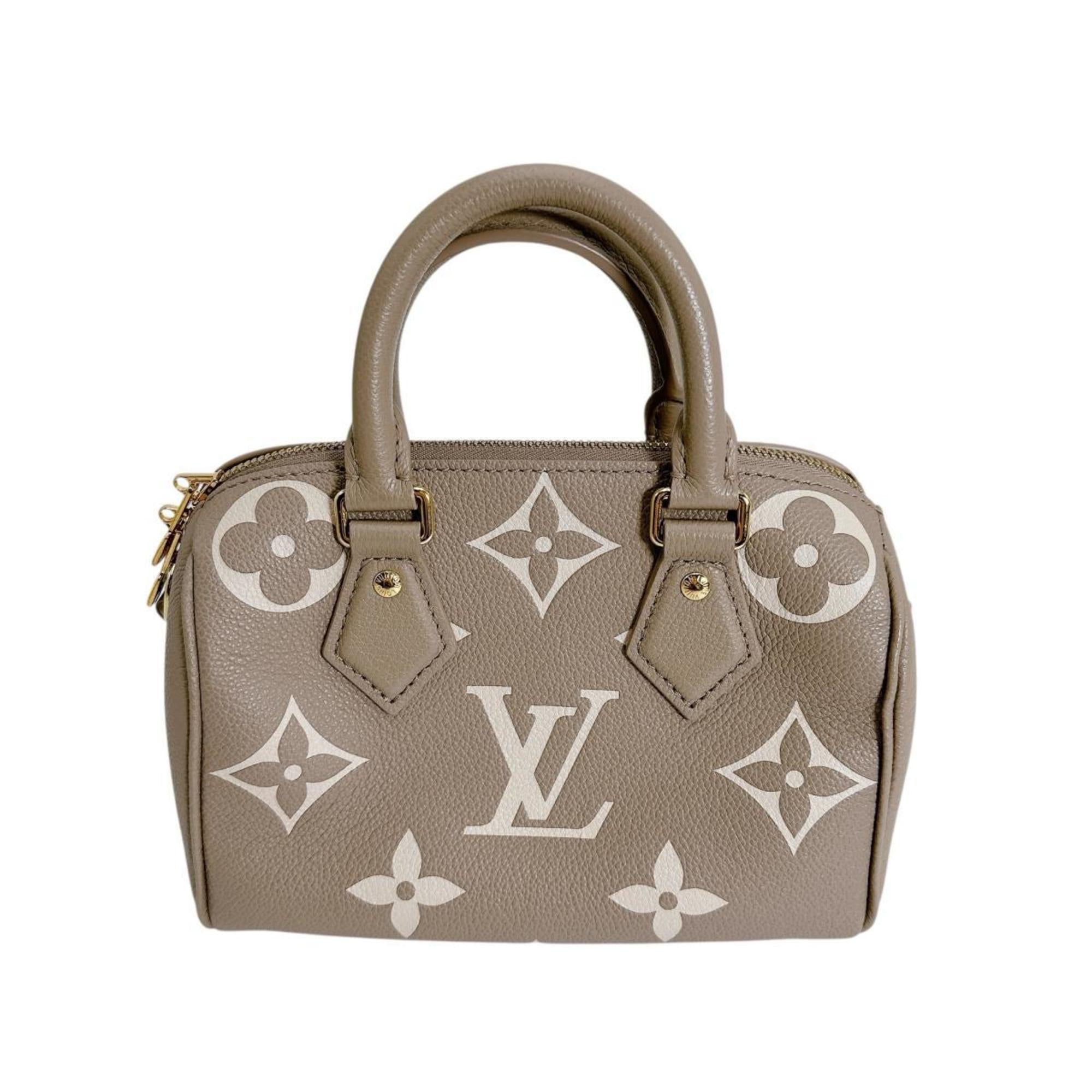 Louis Vuitton Beige Tourterelle Monogram Empreinte Shoulder Bag (Pre-Owned)