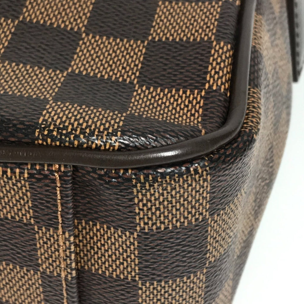 Louis Vuitton Damier Brown Ebene Damier Canvas Messenger Bag Shoulder Bag (Pre-Owned)