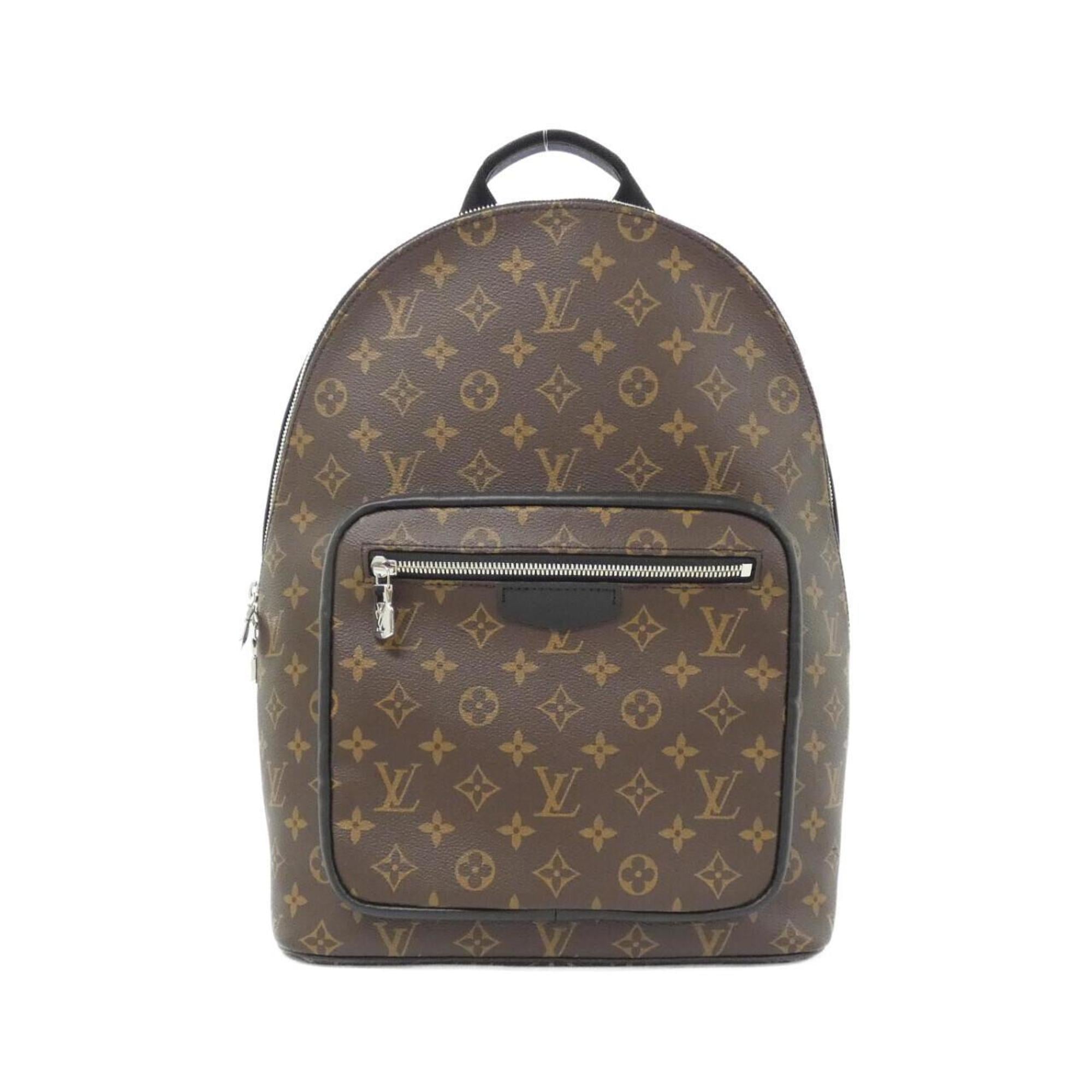 Louis Vuitton Marron Coated Canvas Backpack (Pre-Owned)