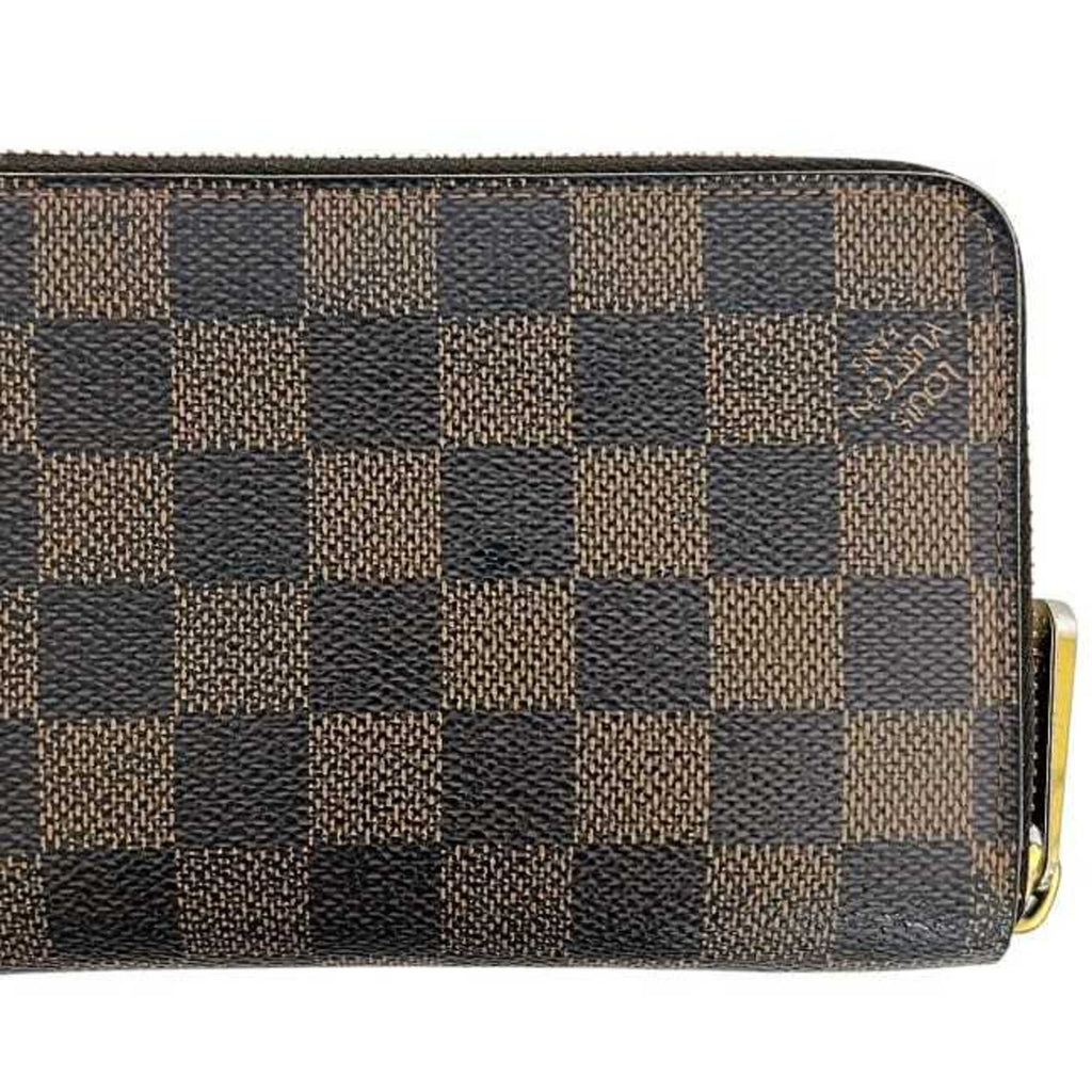 Louis Vuitton Brown Damier Canvas Ebene Damier Canvas Long Wallet (Bi-Fold) (Pre-Owned)