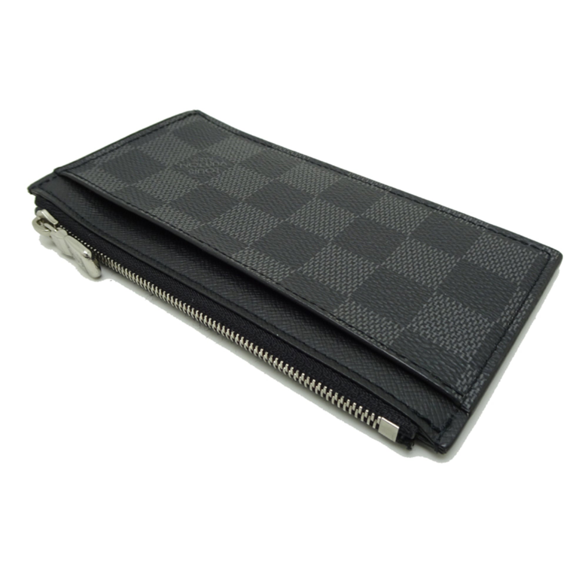 Louis Vuitton Damier Graphite Black Damier Graphite Coin Purse/Coin Case (Pre-Owned)