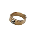 Louis Vuitton Pink Gold Metal Band Ring (Pre-Owned)