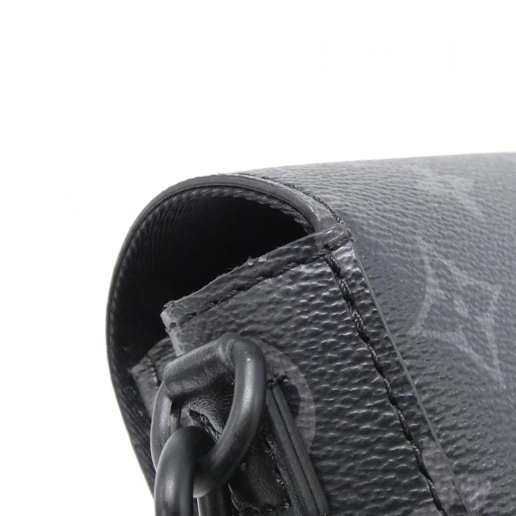 Louis Vuitton Monogram Eclipse Black Coated Canvas Shoulder Bag (Pre-Owned)