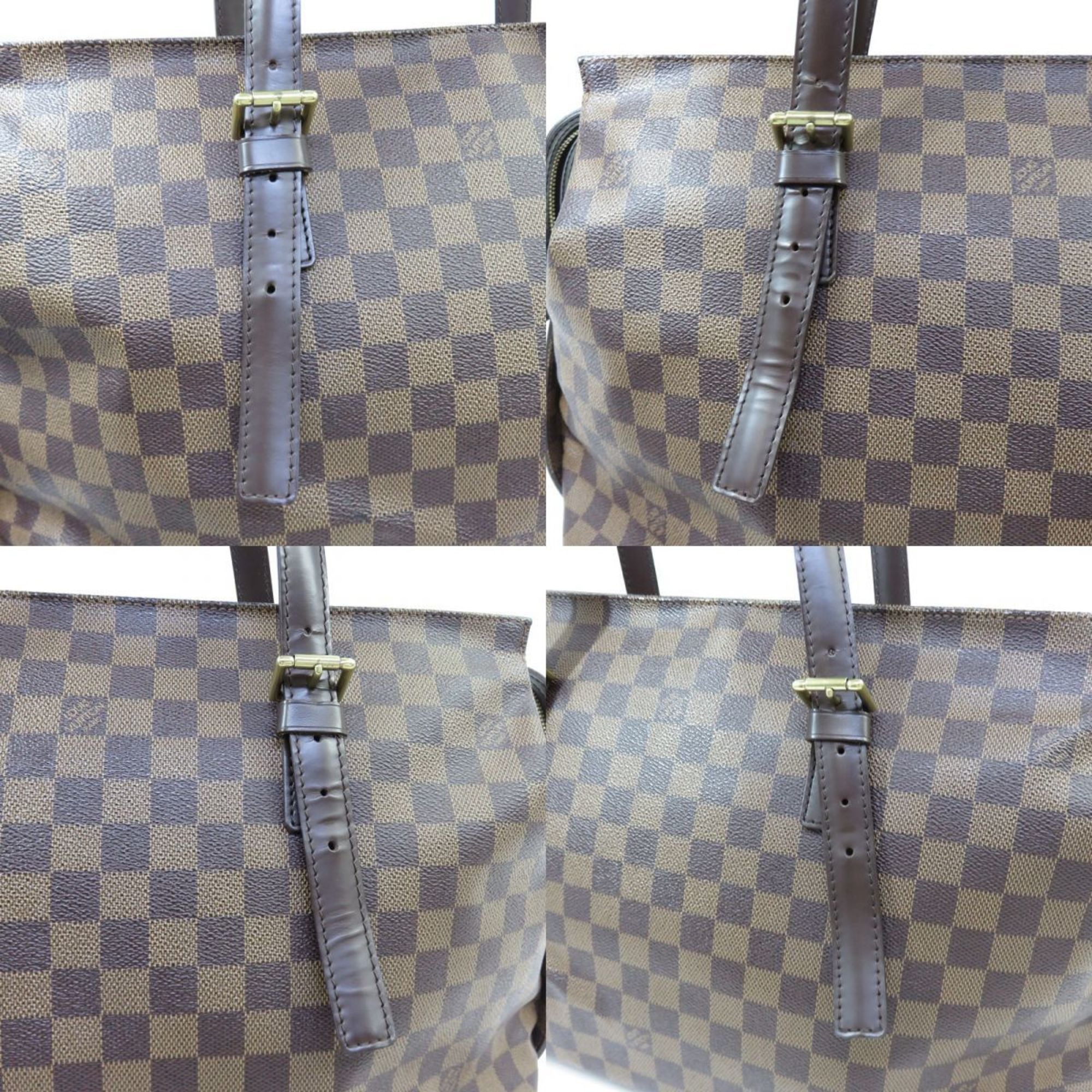 Louis Vuitton Damier Canvas Ebene Galle Damier Canvas Shoulder Bag Tote Bag (Pre-Owned)