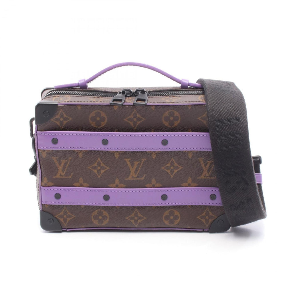 Louis Vuitton Brown Monogram Macassar Purple Coated Canvas Monogram Pvc Leather Handbag (Pre-Owned)