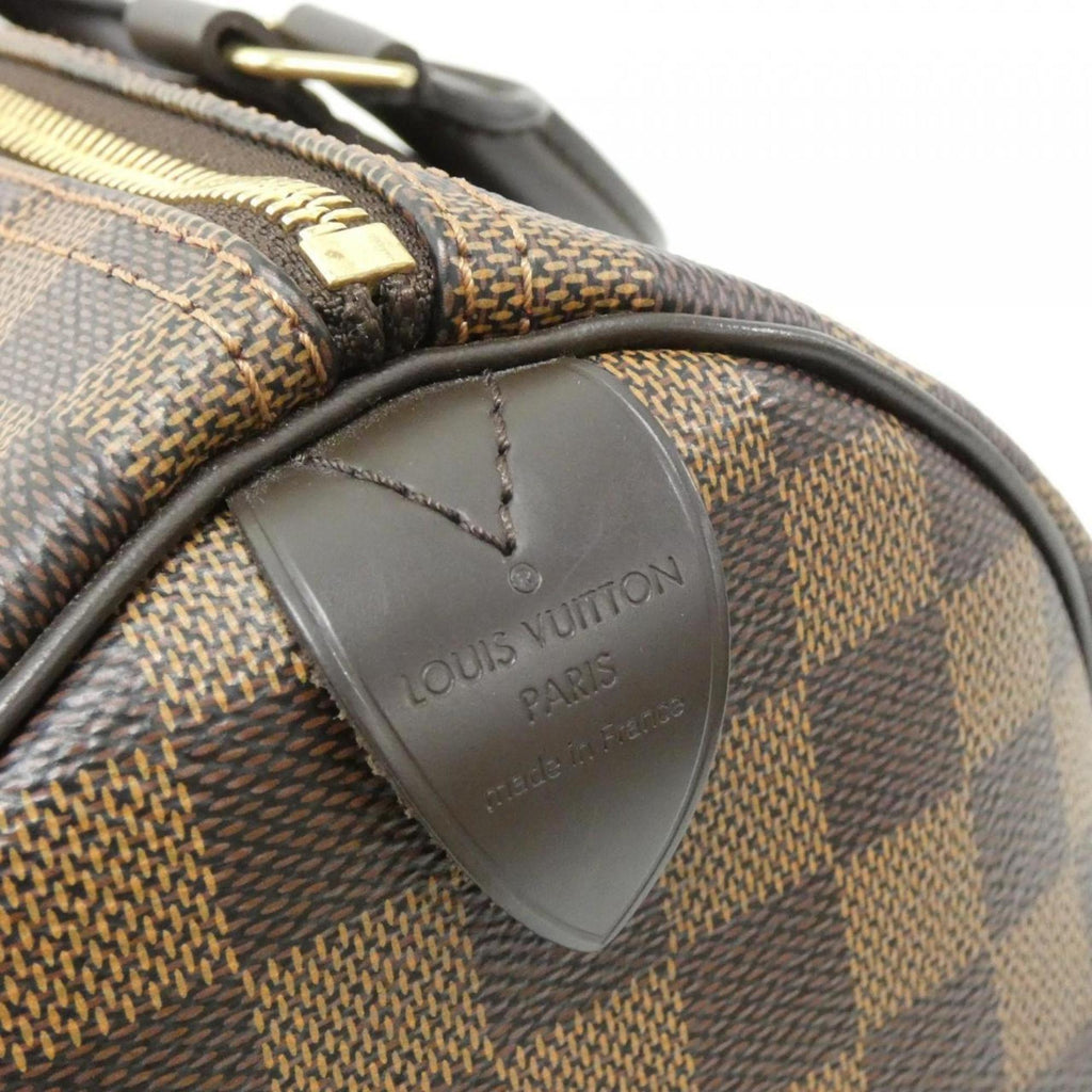 Louis Vuitton Ebene Coated Canvas Boston Bag (Pre-Owned)