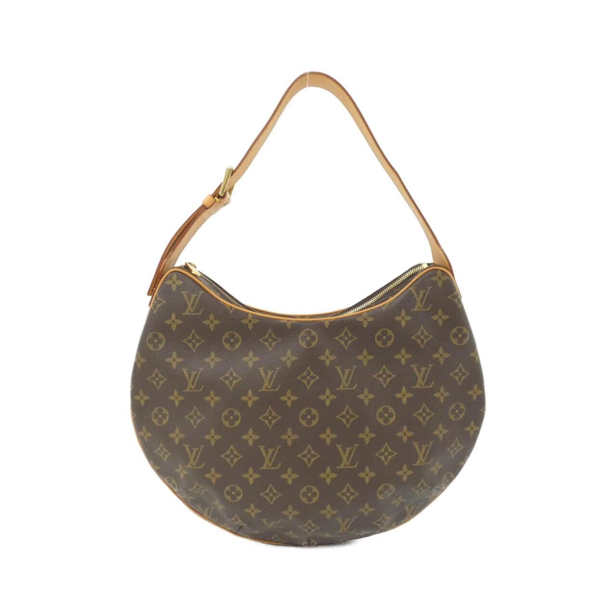 Louis Vuitton Marron Coated Canvas Shoulder Bag (Pre-Owned)