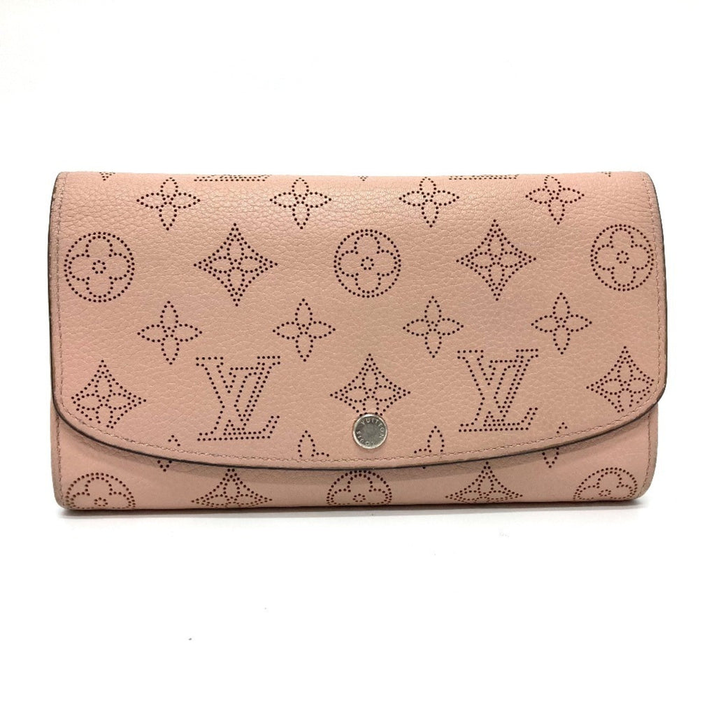 Louis Vuitton Magnolia Pink Mahina Leather Long Wallet (Bi-Fold) (Pre-Owned)