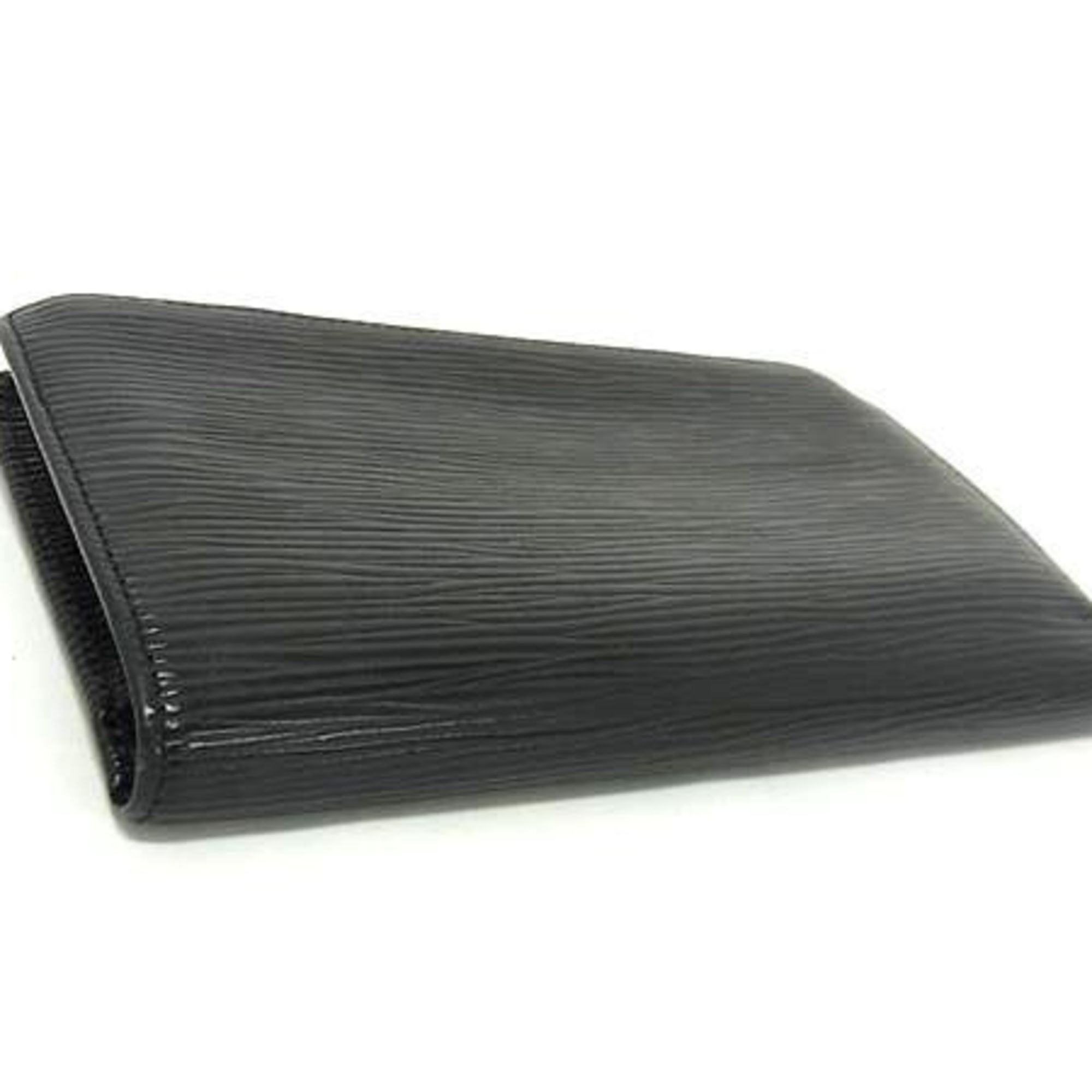 Louis Vuitton Black Epi Leather Long Bill Wallet (Bi-Fold) (Pre-Owned)