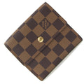 Louis Vuitton Brown Damier Canvas Wallet (Tri-Fold) (Pre-Owned)