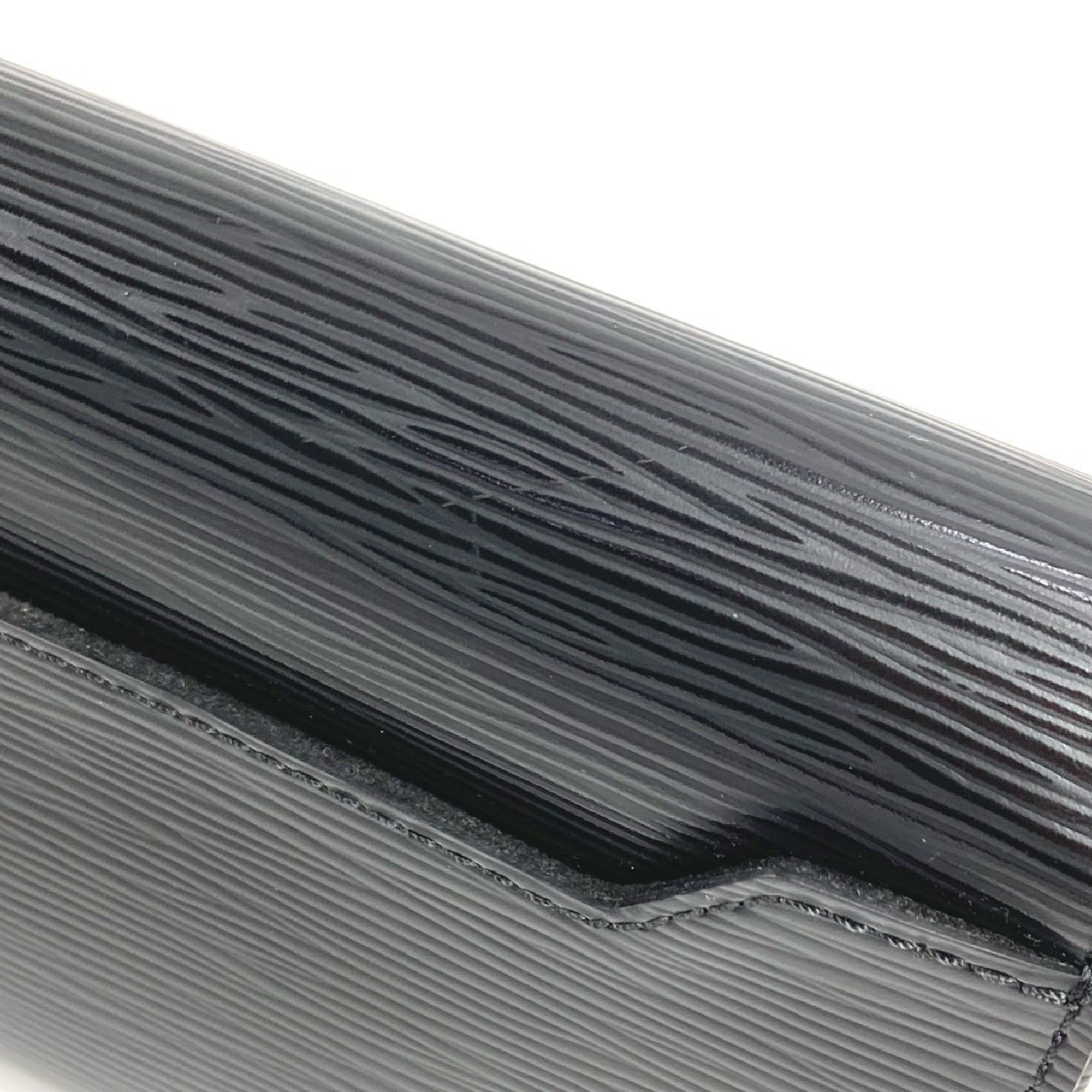 Louis Vuitton Epi Black Noir Epi Leather Clutch Bag Pochette Shoulder Bag (Pre-Owned)