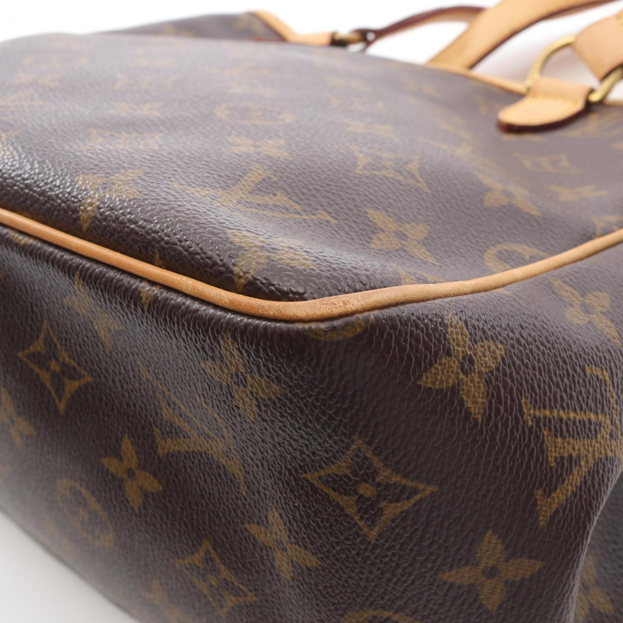 Louis Vuitton Brown Coated Canvas Pvc Leather Handbag (Pre-Owned)