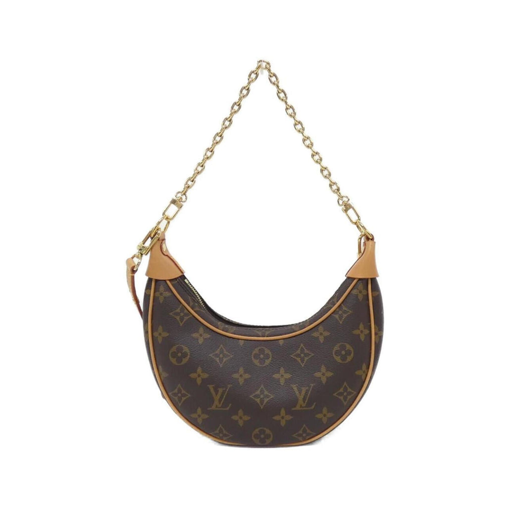 Louis Vuitton Marron Coated Canvas Shoulder Bag (Pre-Owned)