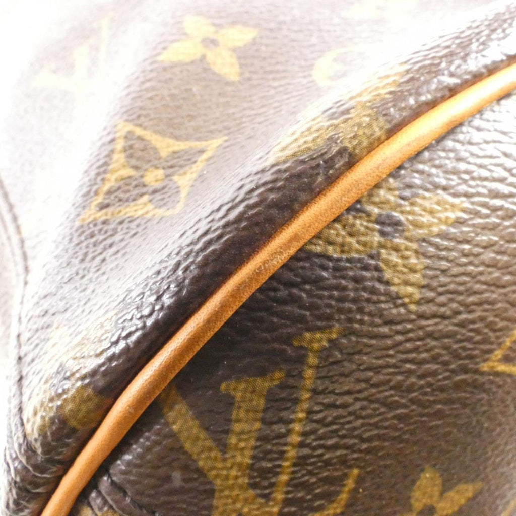 Louis Vuitton Marron Coated Canvas Handbag Shoulder Bag (Pre-Owned)
