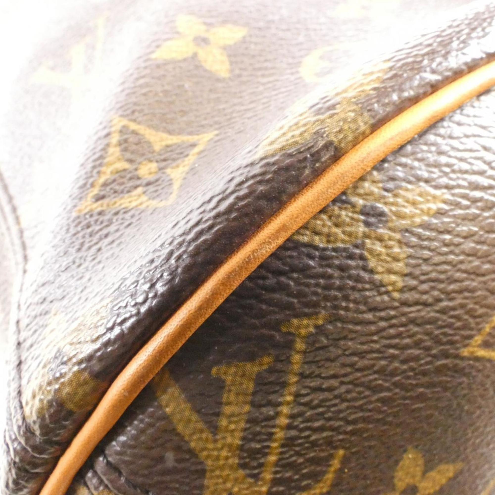 Louis Vuitton Marron Coated Canvas Handbag Shoulder Bag (Pre-Owned)