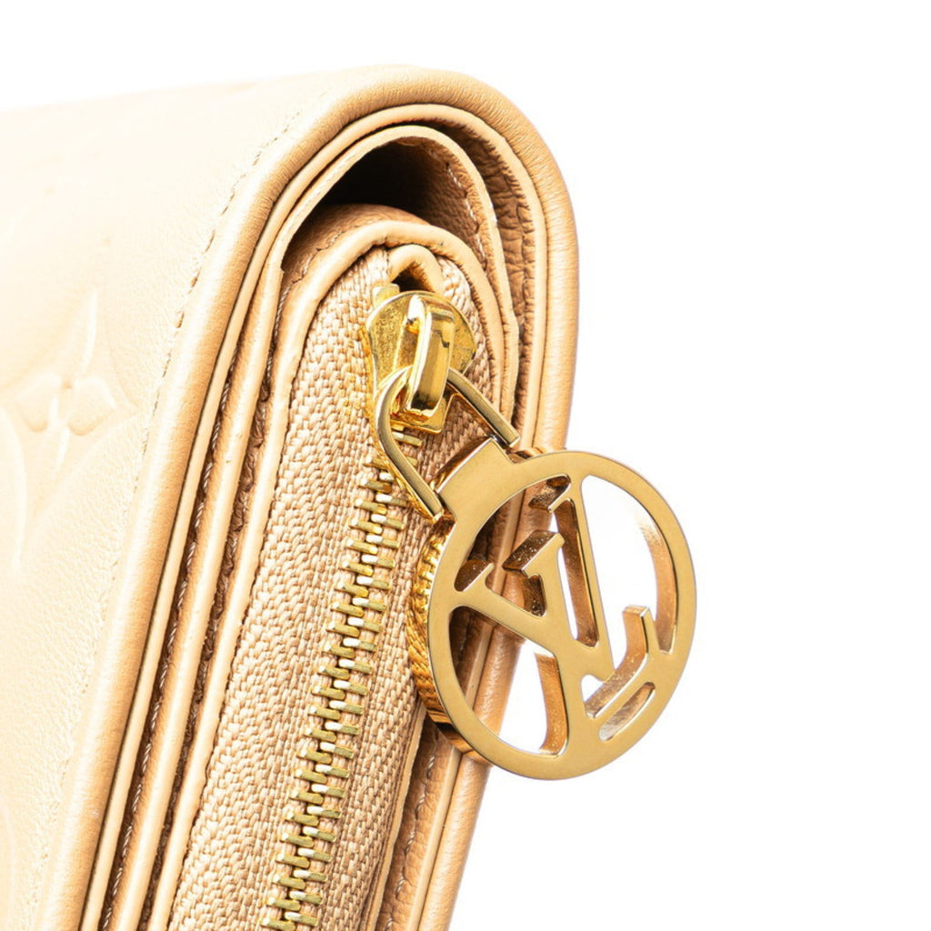 Louis Vuitton Brown Camel Leather Wallet (Bi-Fold) (Pre-Owned)
