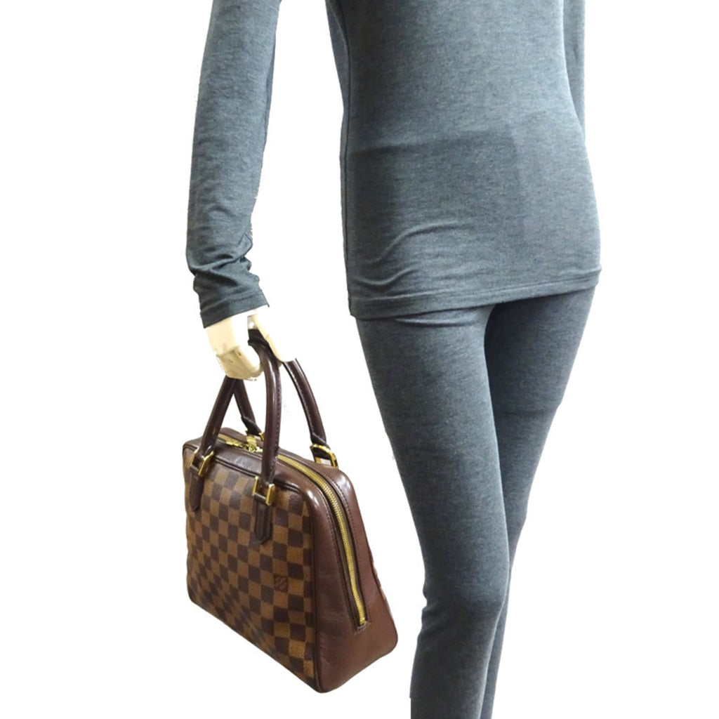 Louis Vuitton Brown Ebene Damier Canvas Handbag (Pre-Owned)