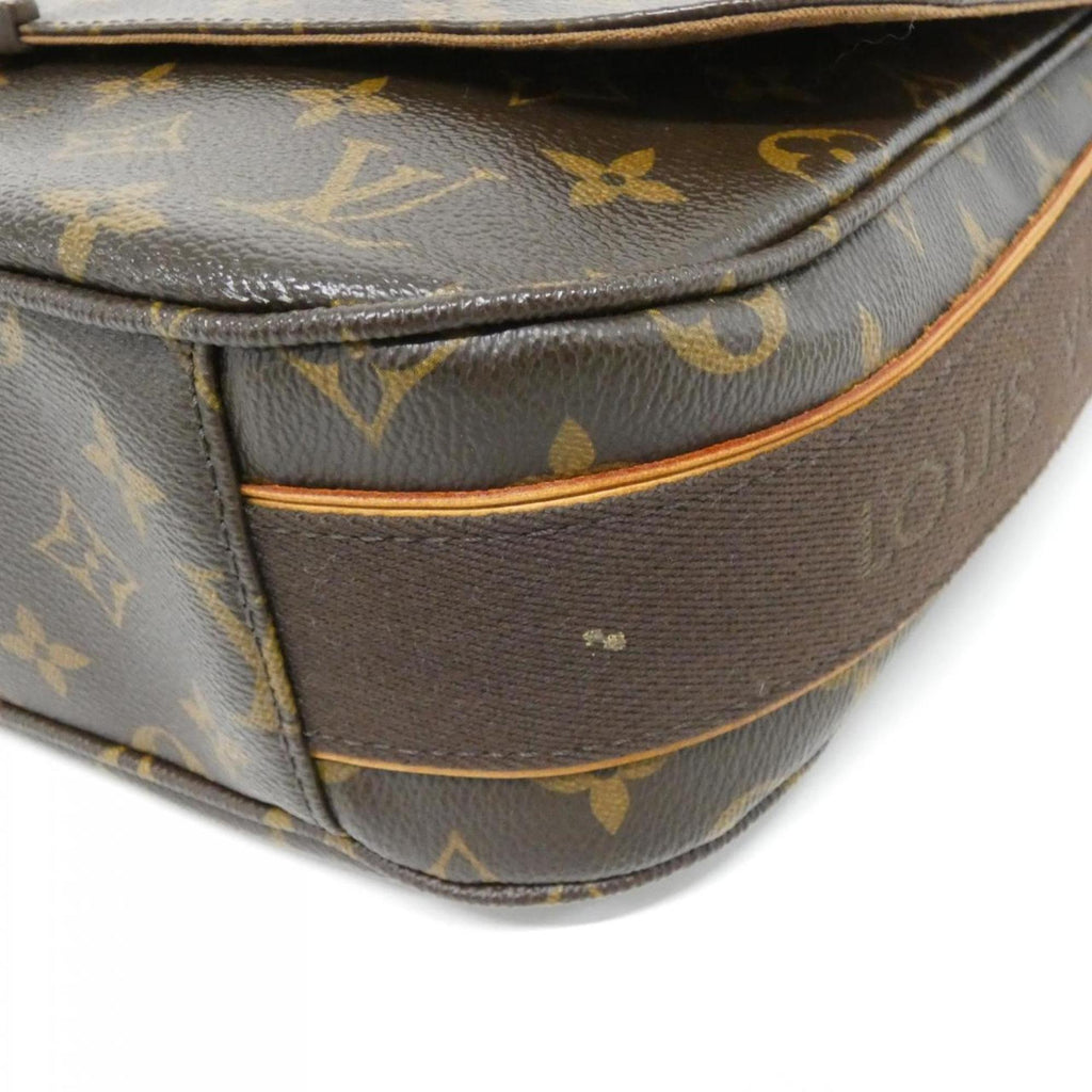 Louis Vuitton Marron Coated Canvas Shoulder Bag (Pre-Owned)