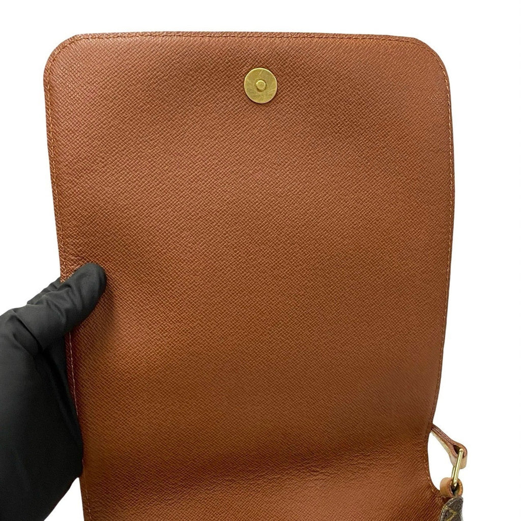 Louis Vuitton Brown Leather Pvc Pochette Shoulder Bag (Pre-Owned)