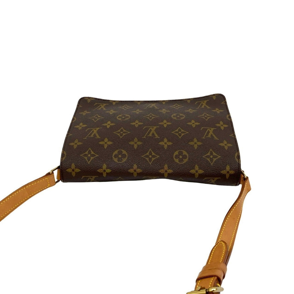 Louis Vuitton Brown Leather Pvc Shoulder Bag (Pre-Owned)