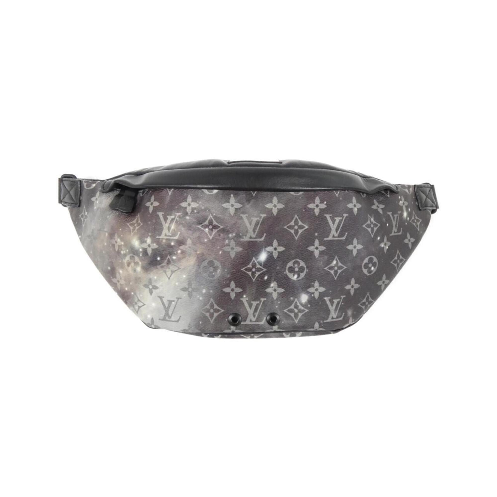 Louis Vuitton Black Silver Coated Canvas Shoulder Bag (Pre-Owned)