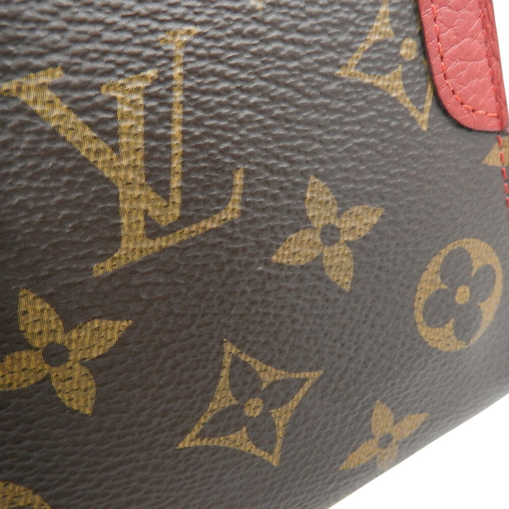 Louis Vuitton Monogram Red Color Pvc Long Wallet (Bi-Fold) (Pre-Owned)