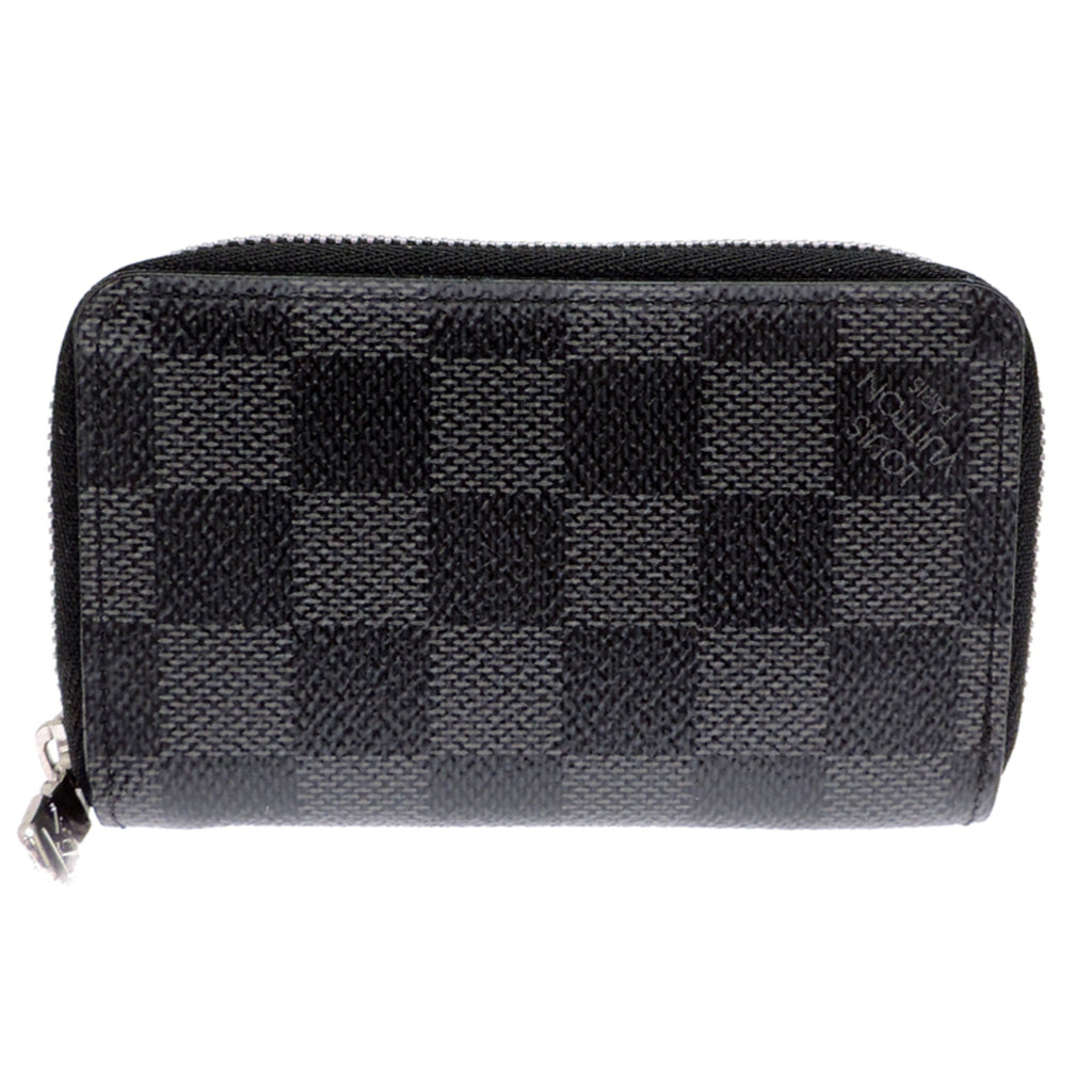 Louis Vuitton Damier Graphite Black Damier Graphite Coin Purse/Coin Case (Pre-Owned)