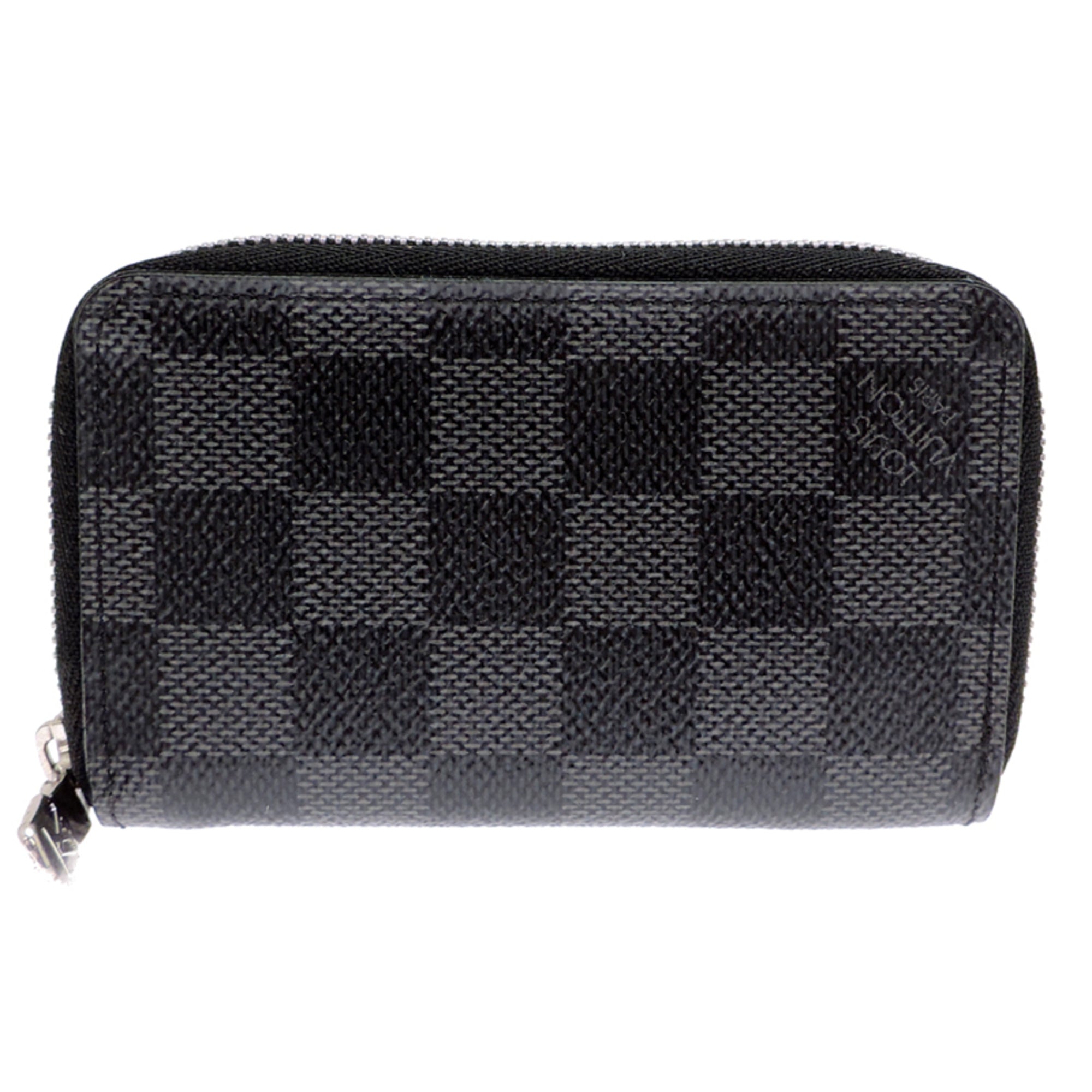 Louis Vuitton Damier Graphite Black Damier Graphite Coin Purse/Coin Case (Pre-Owned)