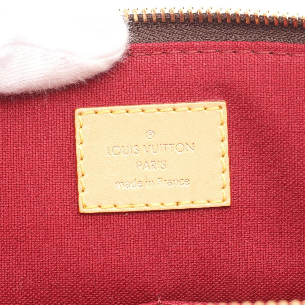 Louis Vuitton Brown Coated Canvas Leather Handbag (Pre-Owned)