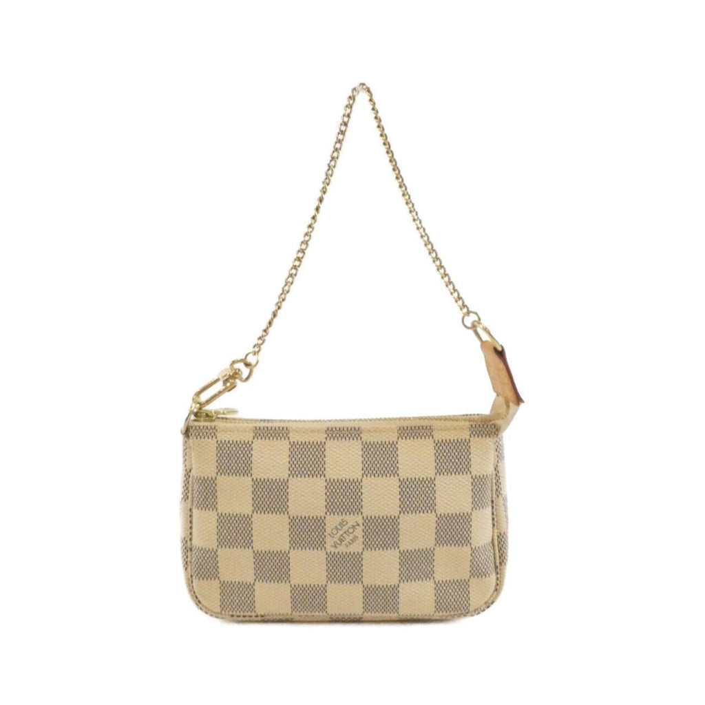 Louis Vuitton Azur Coated Canvas Pochette Pouch (Pre-Owned)