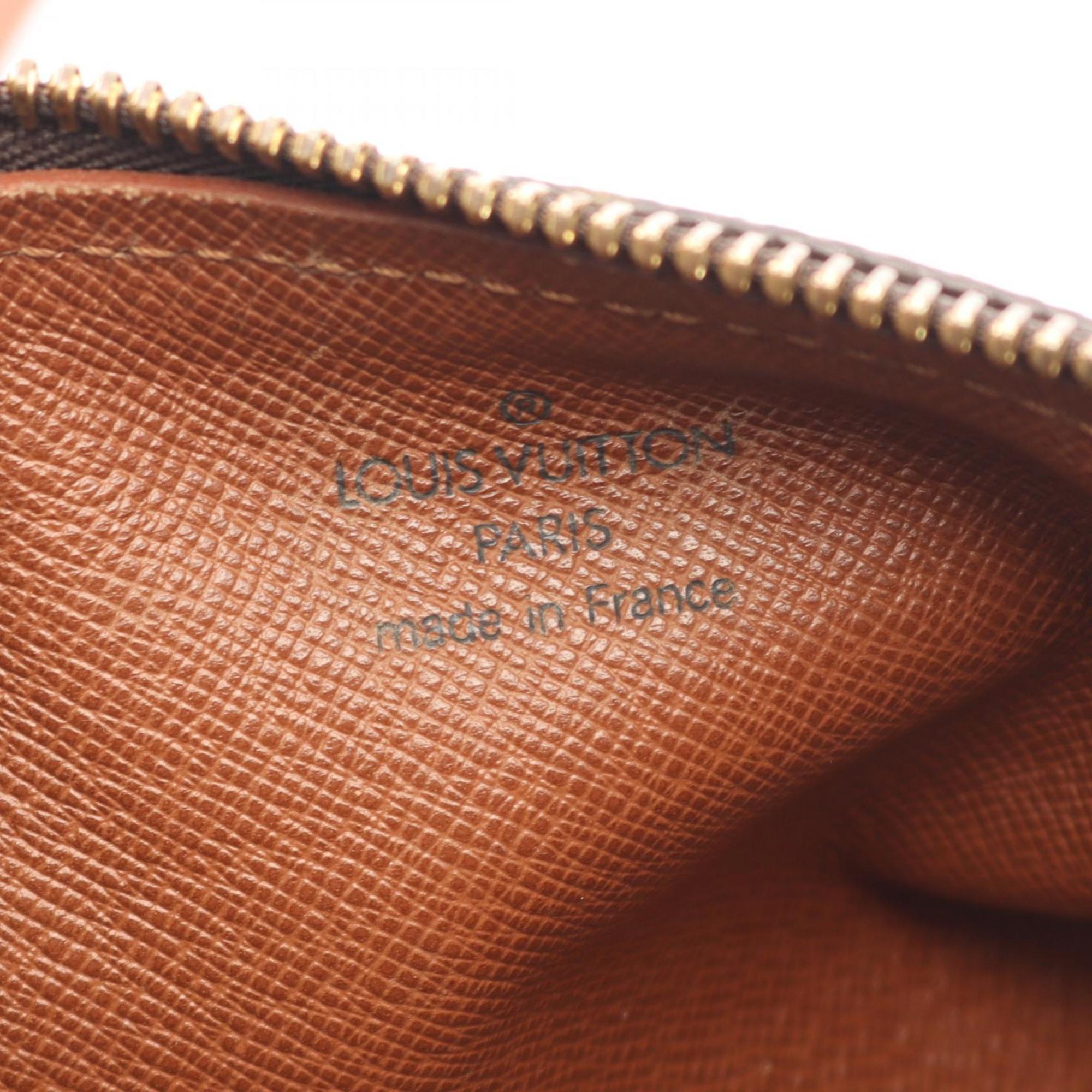 Louis Vuitton Brown Monogram Coated Canvas Leather Handbag (Pre-Owned)