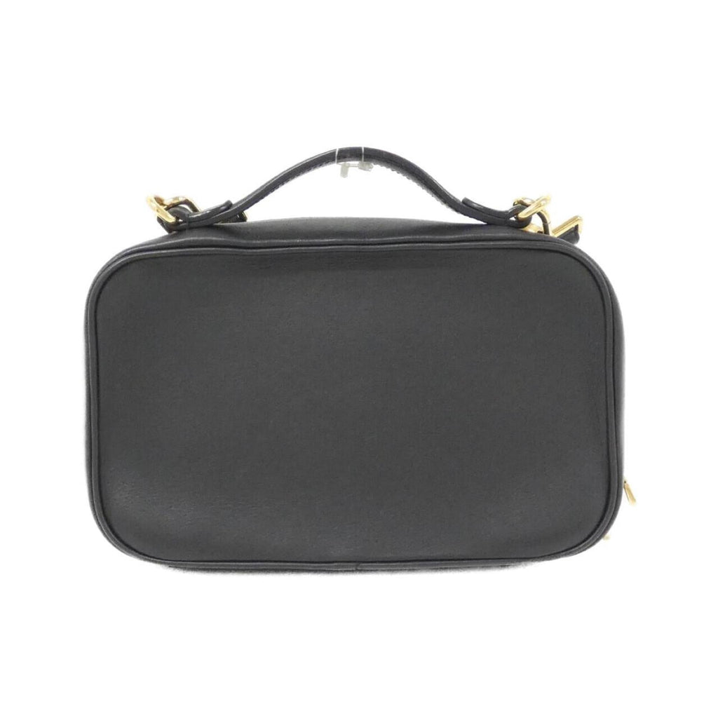 Louis Vuitton Black Leather Shoulder Bag (Pre-Owned)