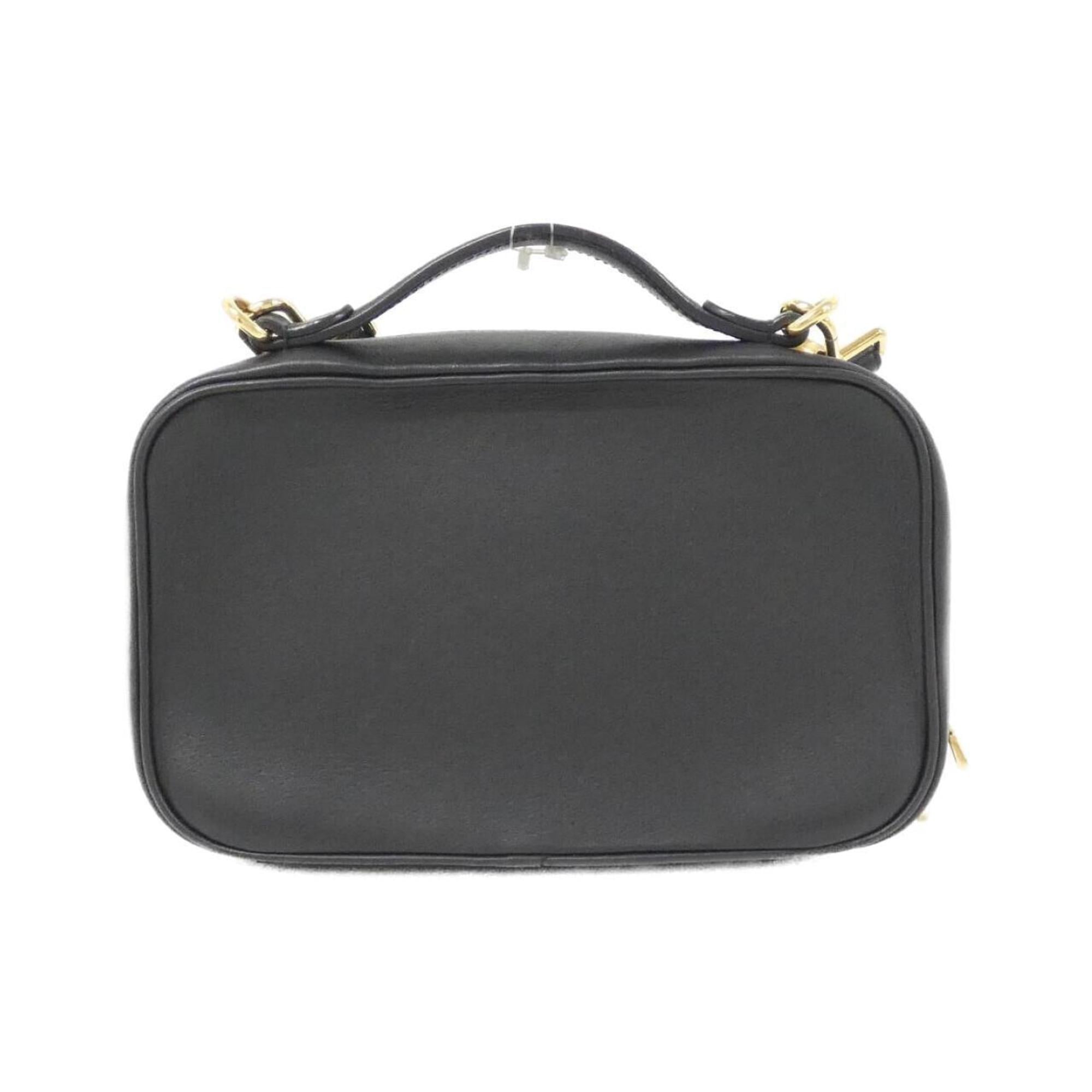Louis Vuitton Black Leather Shoulder Bag (Pre-Owned)