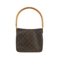 Louis Vuitton Brown Coated Canvas Shoulder Bag (Pre-Owned)