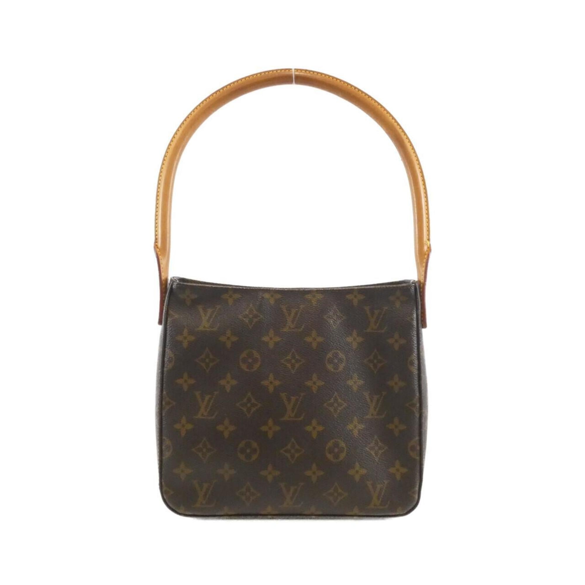 Louis Vuitton Brown Coated Canvas Shoulder Bag (Pre-Owned)