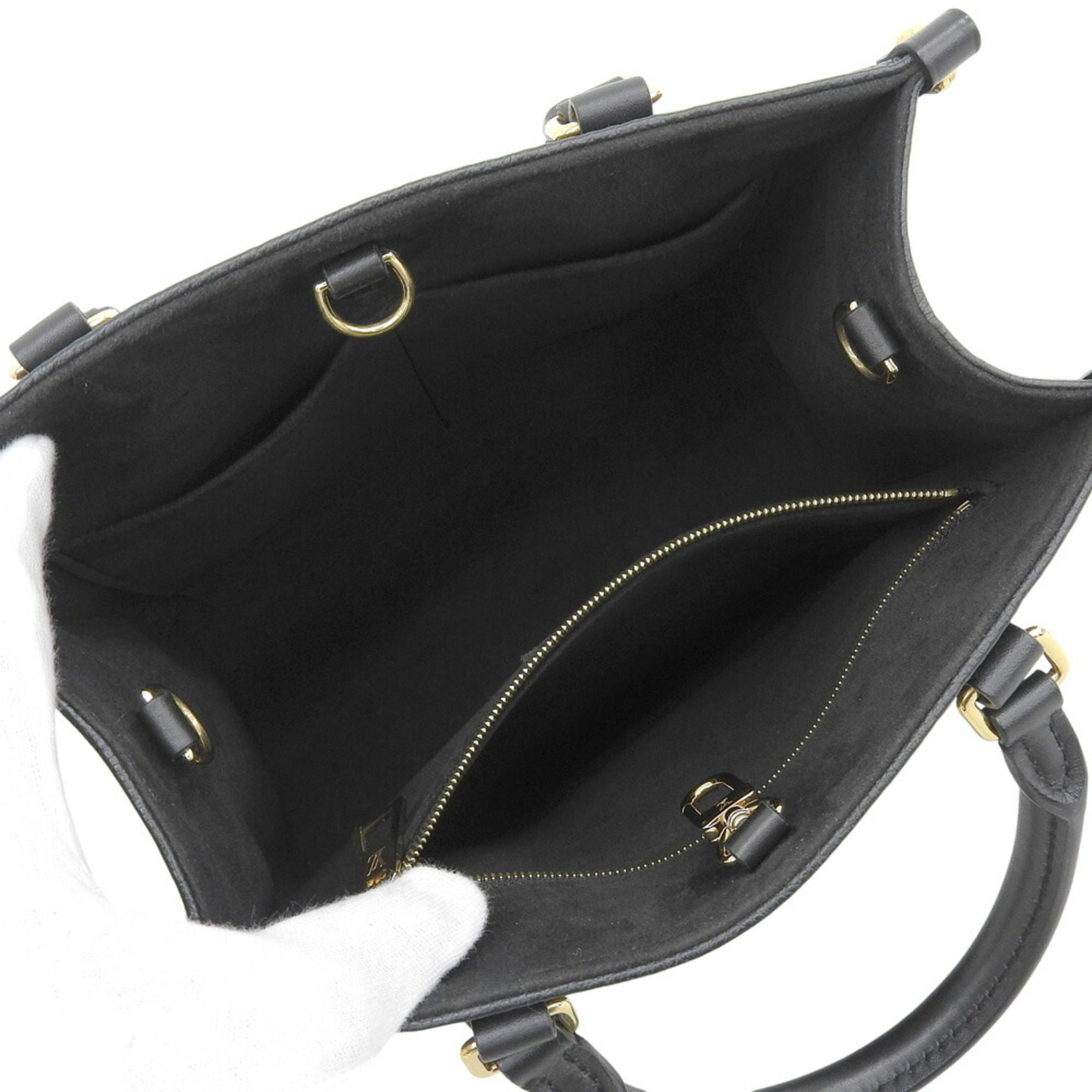 Louis Vuitton Black Monogram Noir Monogram Empreinte Handbag Shoulder Bag (Pre-Owned)