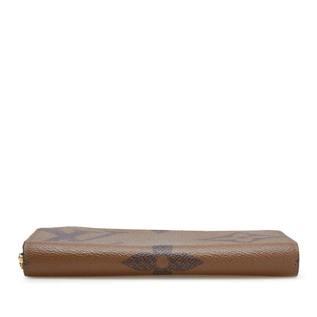 Louis Vuitton Monogram Brown Pvc Leather Wallet (Tri-Fold) (Pre-Owned)