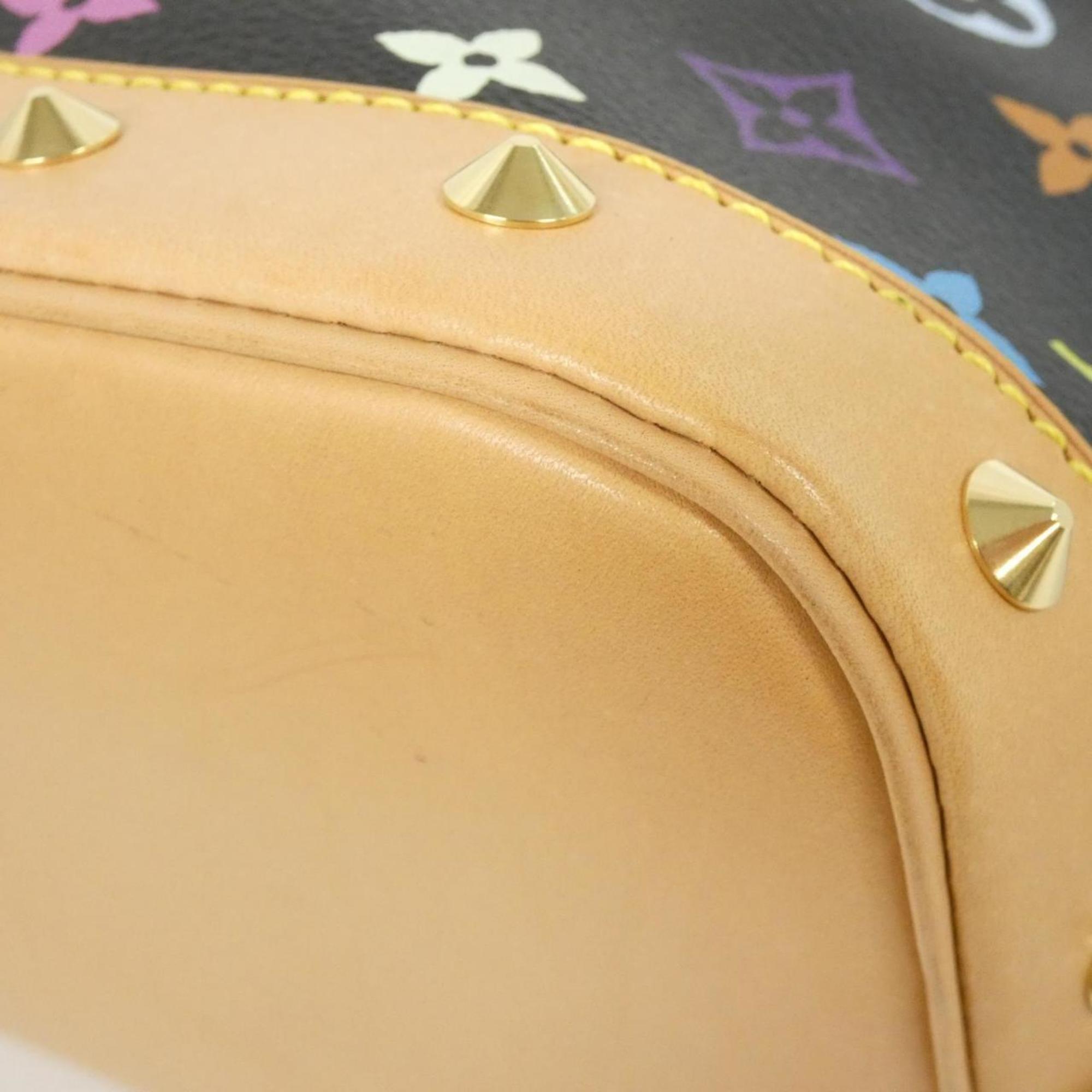 Louis Vuitton Black Multi-Color Coated Canvas Handbag (Pre-Owned)