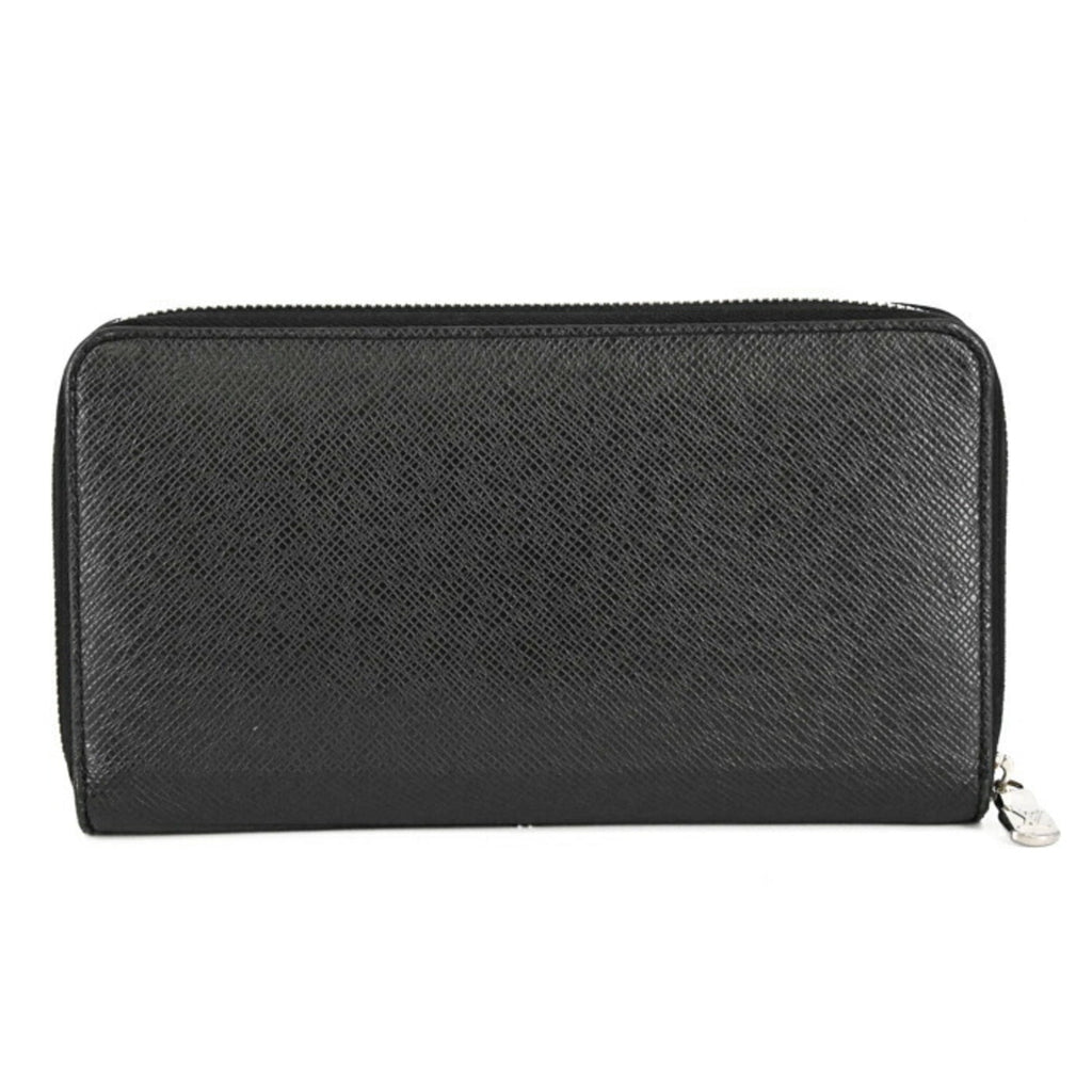 Louis Vuitton Black Taiga Leather Wallet (Tri-Fold) (Pre-Owned)